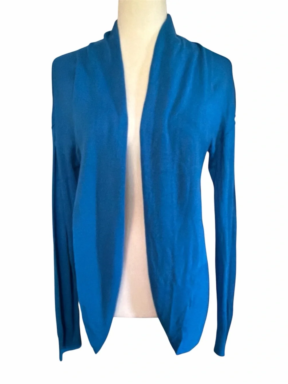 Blue Open-Front Cardigan Sweater by Worthington - Picture 6 of 6